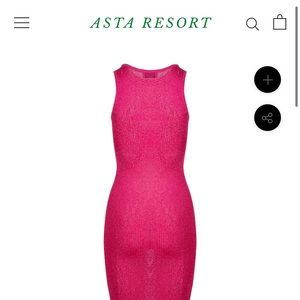 Sold elsewhere! Asta resort long pink dress